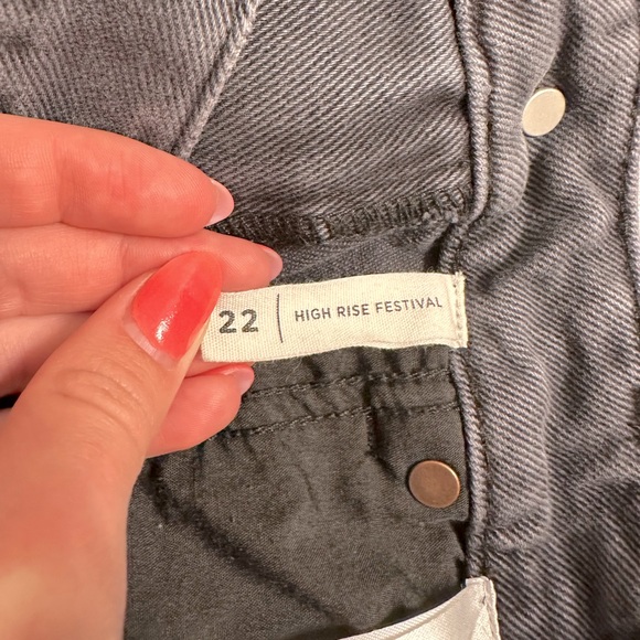 PACSUN Black Denim Festival Shorts - Picture 4 of 4